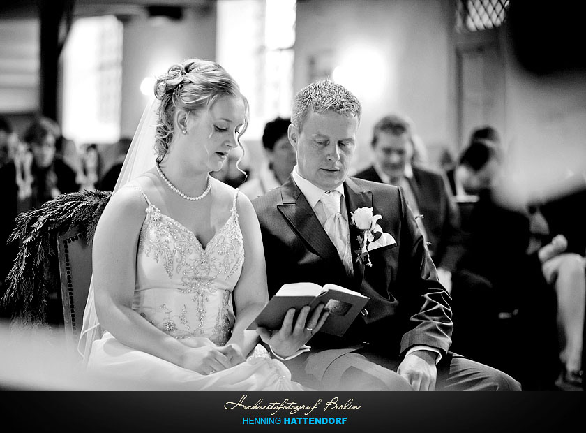 Fotograf der kirchlichen Hochzeit in Hamburg