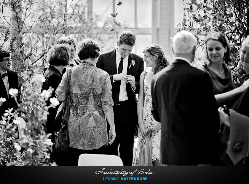 Hochzeitsfotograf Berlin Standesamt Hochzeit im Botanischen Garten
