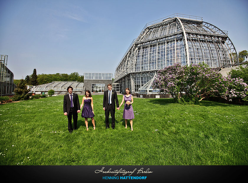 Hochzeitsfotograf Berlin Hochzeit im Botanischen Garten