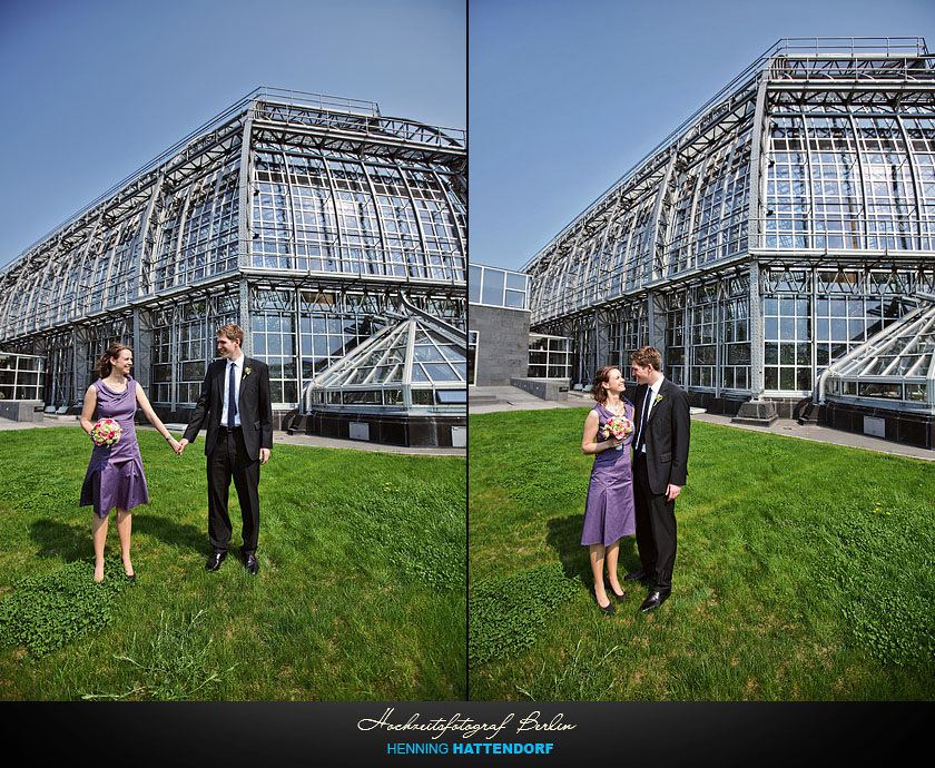 Hochzeitsfotograf Berlin Hochzeit im Botanischen Garten