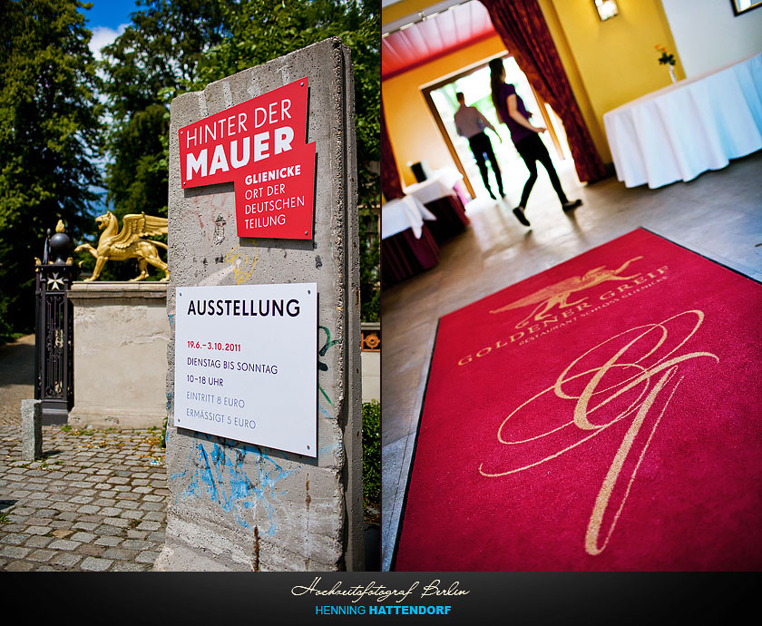 Hochzeitsfotograf Berlin im Schloss Glienicke