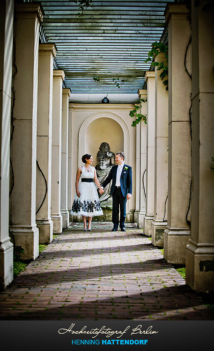 Hochzeitsportrait am Schloss Glienicke