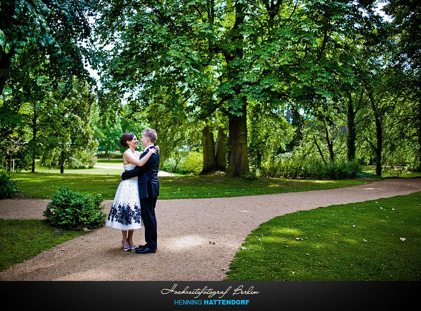 Hochzeitsportrait im Schlosspark Glienicke