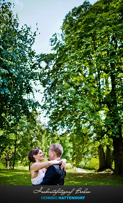 Hochzeitsportrait im Schlosspark Glienicke