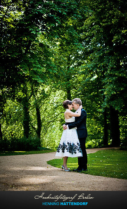 Hochzeitsfotograf Berlin Hochzeitsportrait im Schlosspark Glienicke