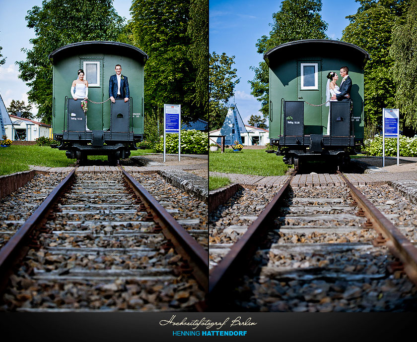 Hochzeitsfotograf Waggon Spreewaldbahn Goyatz
