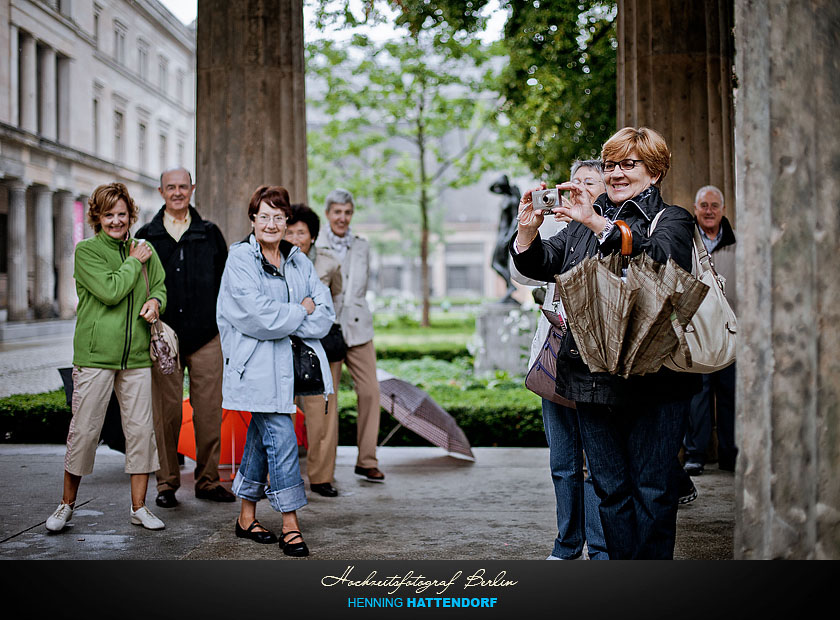 Hochzeitsfotograf Berlin Fotoshooting auf der Museumsinsel