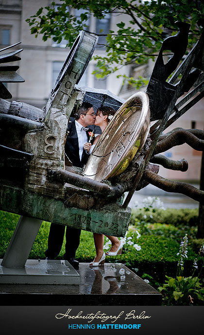 Hochzeitsfotograf Berlin Hochzeitsportrait auf der Museumsinsel