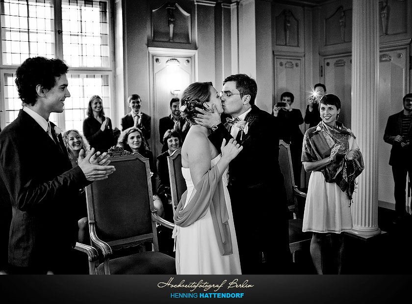 Hochzeit im Standesamt Tempelhof Schoeneberg in Berlin